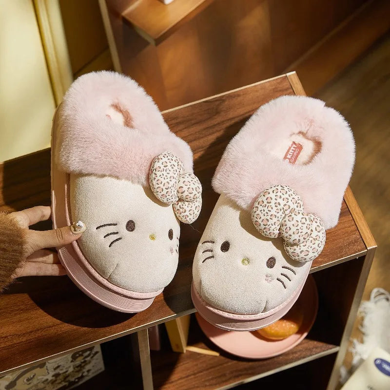 Hello Kitty Plush Slippers